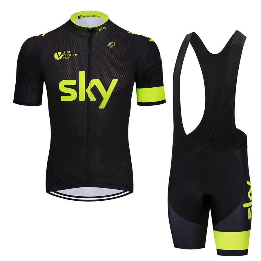 Buy Summer Men and Women Pro Cycling Team Clothing Short Sleeve Cycling Suit Bib Kit Breathable