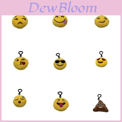 Cartoon Emoji Plush Keychain With Pp Cotton Soft Material For Decoration And Gift Giving