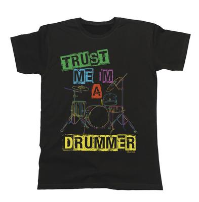 Fidati di me, sono un batterista Maglietta in cotone Bambini Ragazzi Ragazze Musicista Band Musica