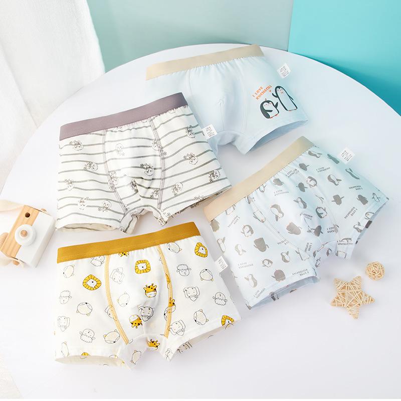 Kids' Cotton Boys' Boxer Briefs - Sizes for Small Kids To Teenagers
