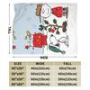 Christmas Snoopys Fleece Throw Blanket Blankets for Bedding Couch Lightweight Bedroom Quilt,