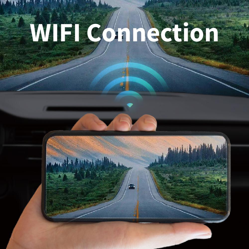 NEW Dual Lens 3.2Inch 2k Dash Cam WiFi APP Connection Driving Recorder Auto Car Camera Night Vision G-Sensor Registrar Black Box