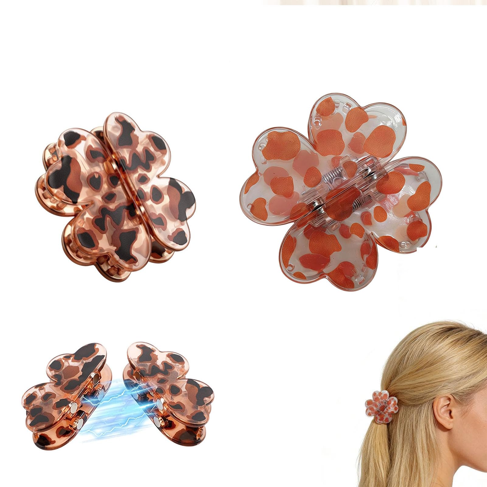 2-Piece Magnetic Hair Clip, Magnetic Hair
