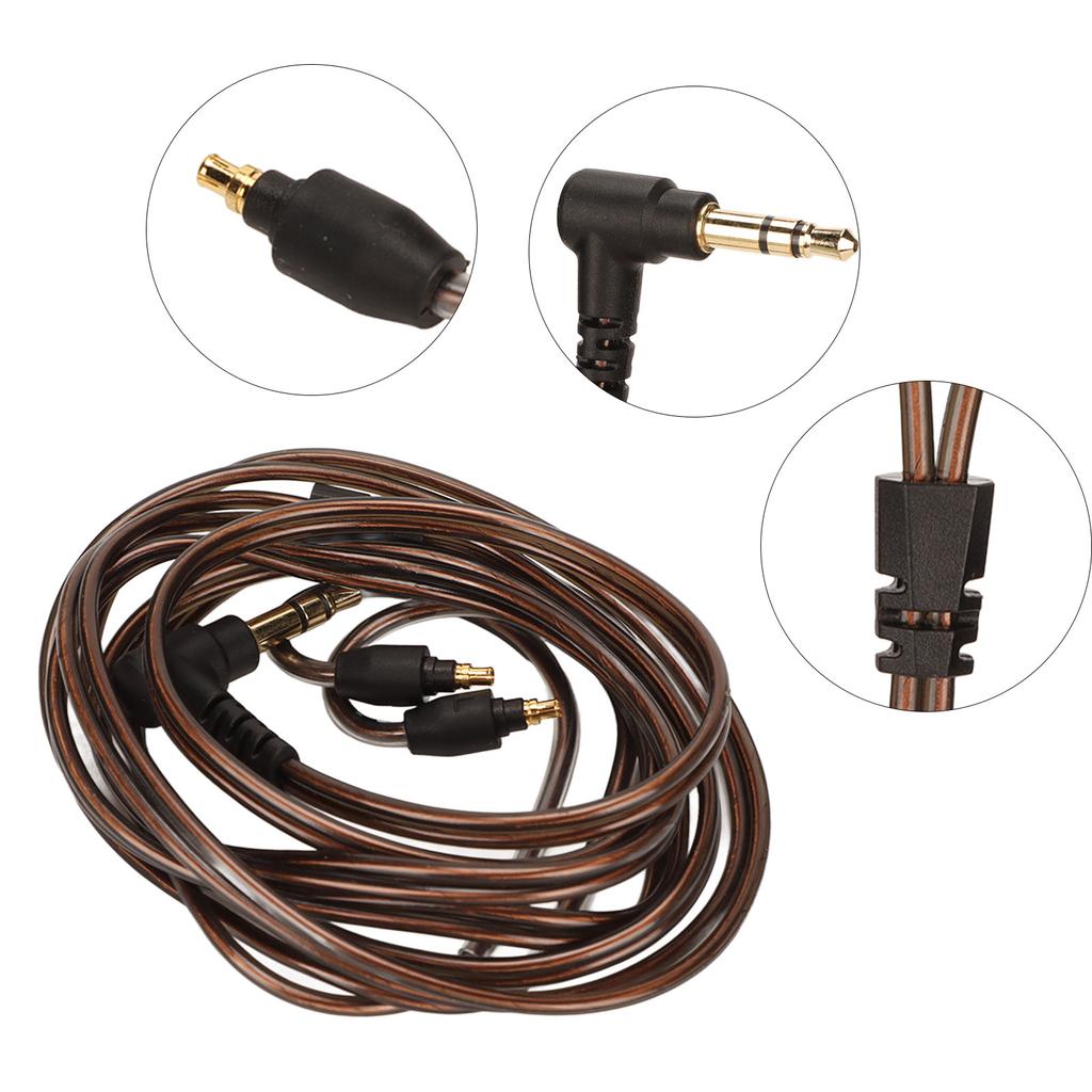 Earphone Upgrade Cable 3.5mm Plug Lossless OFC Core Earphone Replacement Wire for Sennheiser IE40 Pro 3.9ft