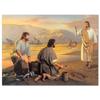 Dio Cristiano Gesù Il Buon Pastore Cristo Credenza Fede La Samaritana Poster Stampe Pittura su Tela Arte da Parete Decorazione Stanza