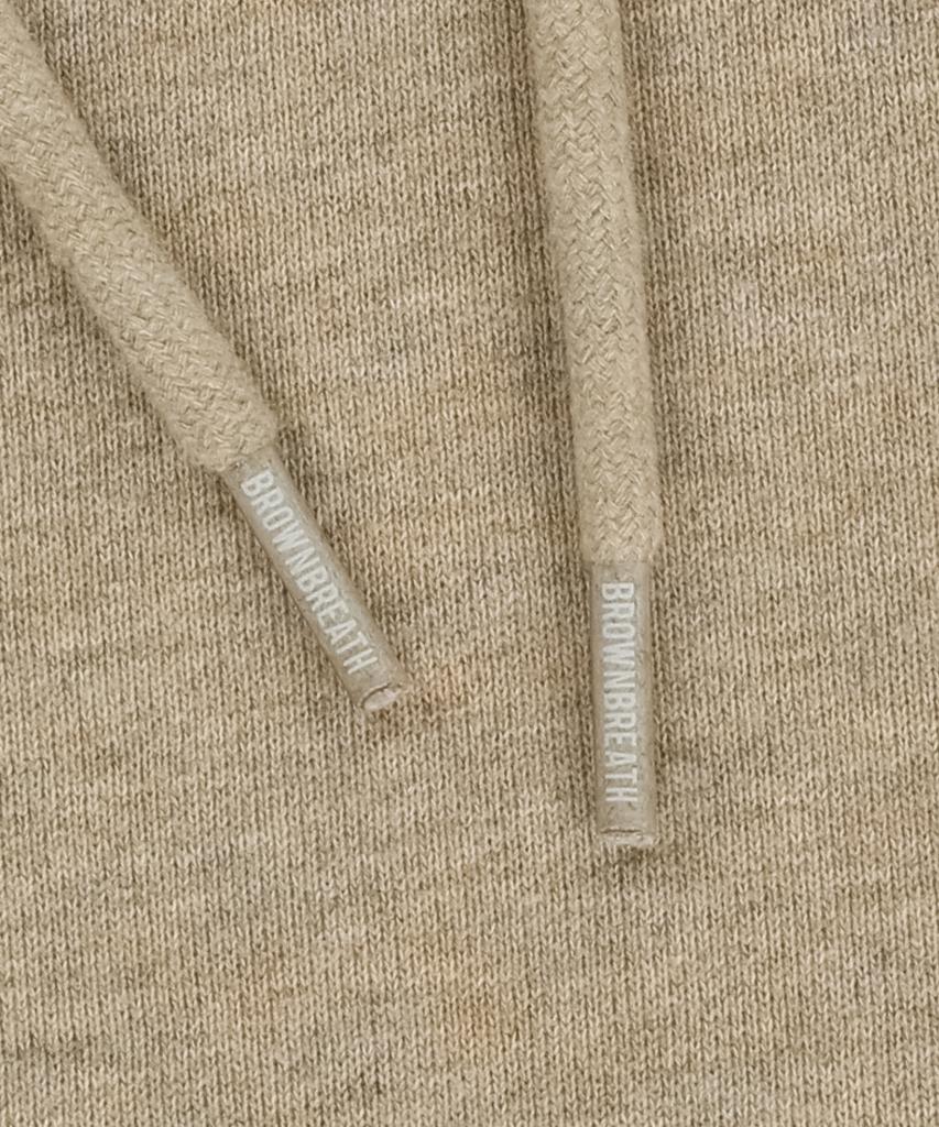 Tag Hoodie - Melange Beige