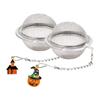 Pack Of 2 Themed Tea Infusers Holiday Nature Designs Decorative Pendant Creative Tea Strainers  For Gifting