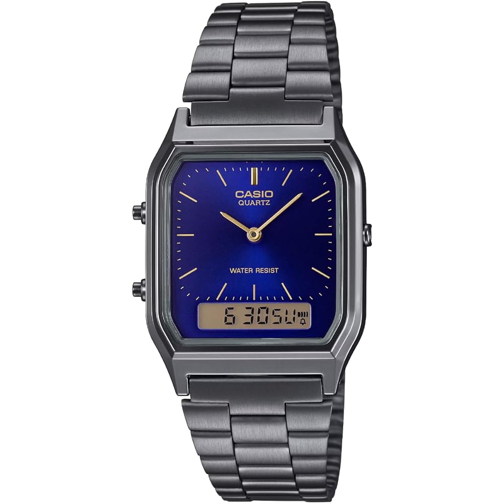 Casio AQ-230GG-2A Vintage Blue Men s Analog-Digital Fashion Quartz Watch