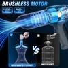 Handheld Car Vacuum - 15000Pa Cordless Wet/Dry, 120W High Power with Complete Accessory Kit for Cars, Pet Hair, Home & Office