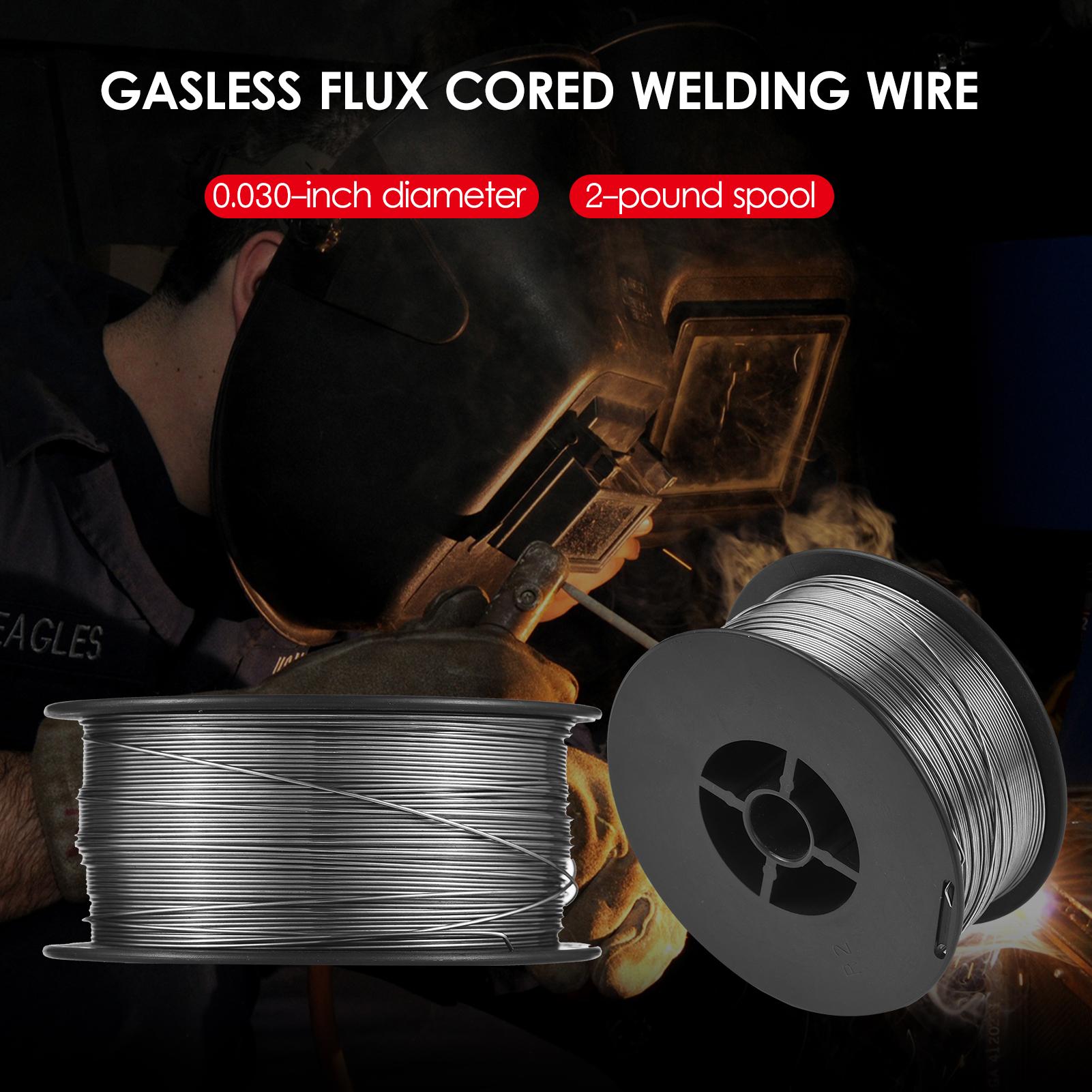 

0.03-inch 2lbs Flux d Wire Gasless Flux d Welding Wire Spool Self-shielded 0.8mm 1kg