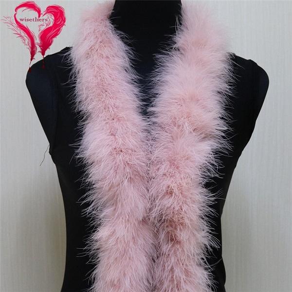 DIY 2 Meters Fluffy Natural Turkey Marabou Feather Boa for Wedding Party Decoration Feathers Shawl Scarf DIY Dress Sewing Crafts
