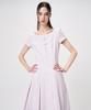 Etmont Linen Pleats Dress, Lavender Pink