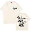 Rock Band Deftones Private Music Graphic T-shirt Snake Print T Shirts Unisex Women Casual Cotton Vintage T-shirts Oversized Tshirt