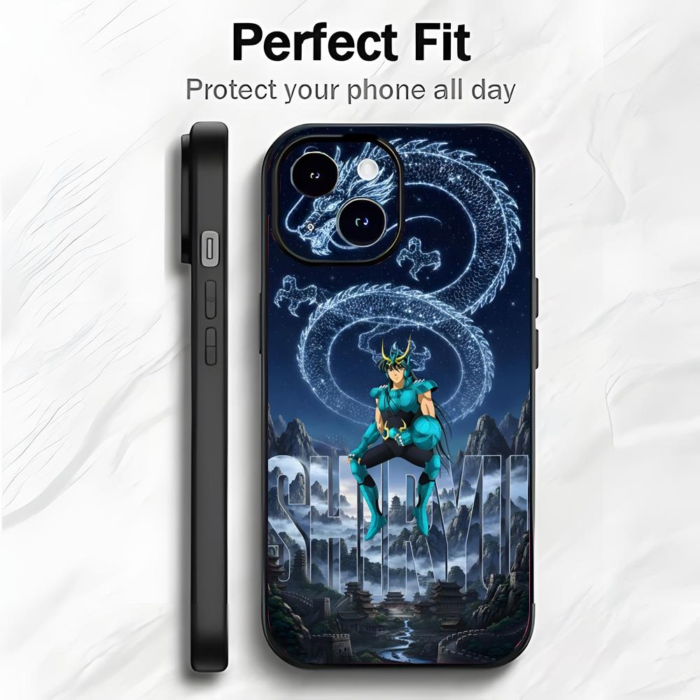 Classic Shonen Japanese Anime S-Saint Seiya Phone Case Phone Case Soft Packaging Lightweight For iPhone17 16 15 14 13ProMax
