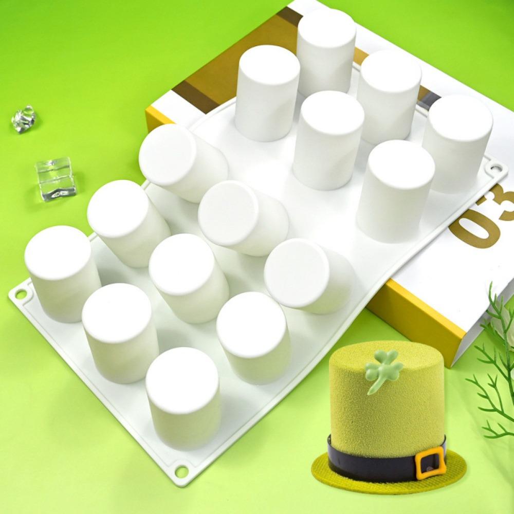 Food Grade Silicone Cylindrical Cake Molds Heat Resistant Mousse Cake Moulds  Party Dessert