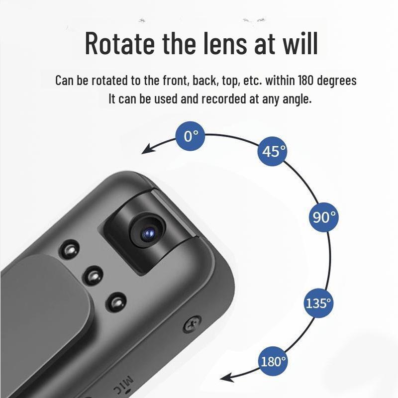 Ultra-Clear Wearable Chest-Mounted Sports and Law Enforcement Camera Recorder.