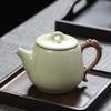 Ru Kiln Ceramic Teapot - Auspicious Dragon Stone Ladle