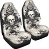 Gothic Skull Car Seat Covers Front Seat Protectors Automotive Seat Covers For Cars Trucks And Suvs Set Of 2 Auto