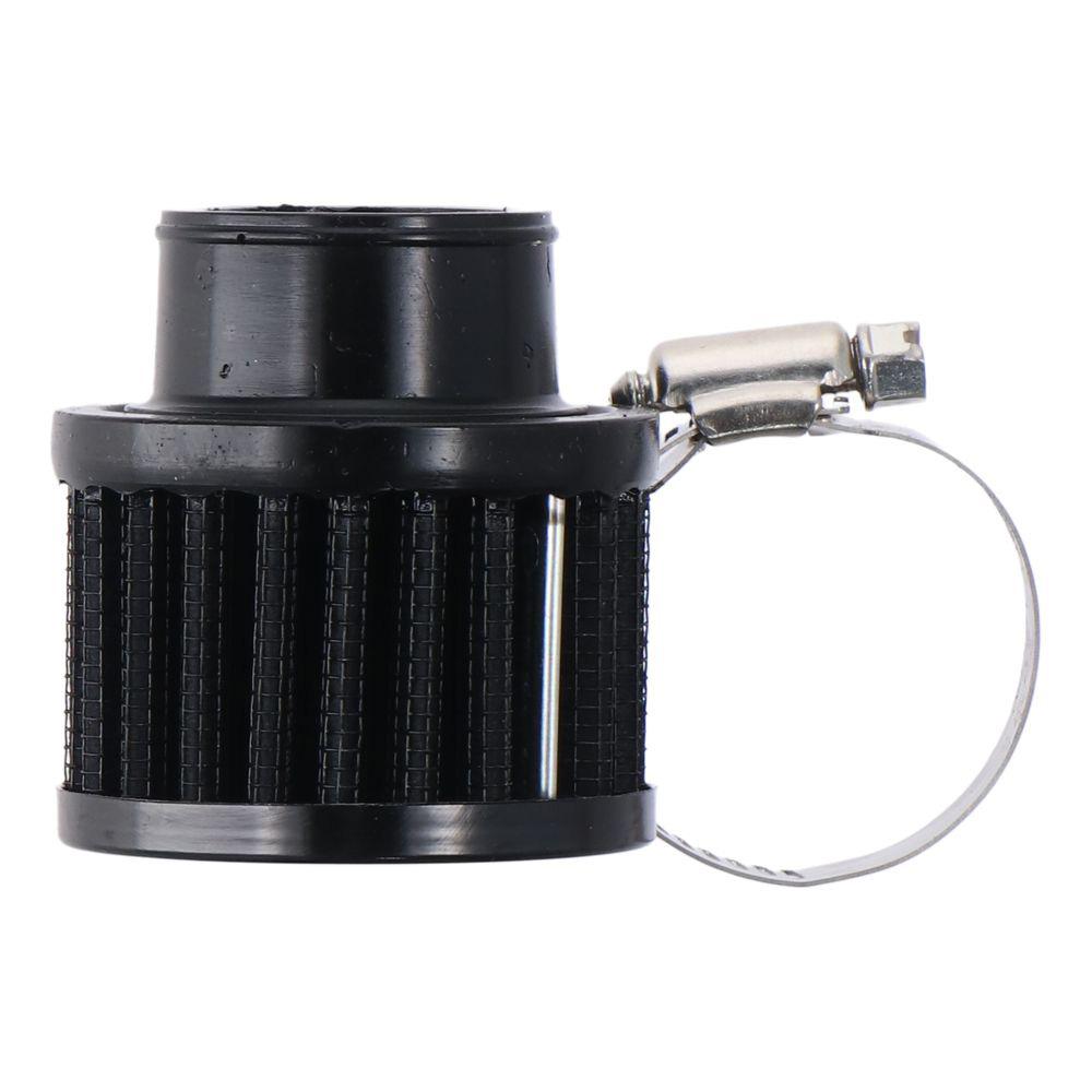 1Pc 25mm Air Intake Filter Schwarz Universal Filter Teile Verstellbare Klemme Für Auto