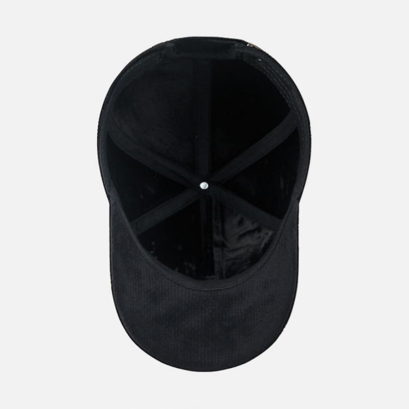 Northwood Men's Autumn Winter Velvet Thickened Cotton Baseball Cap Outdoor Warm Cold-proof Baseball Hats Outdoor Trucker Hats