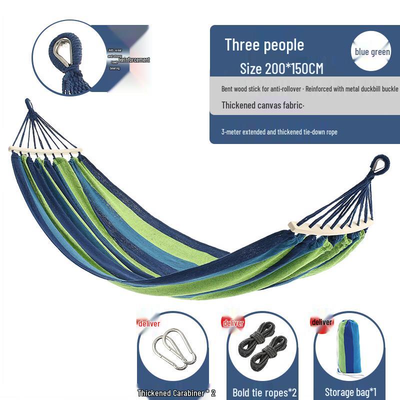 BinFu Portable Anti-Tip Camping Hammock