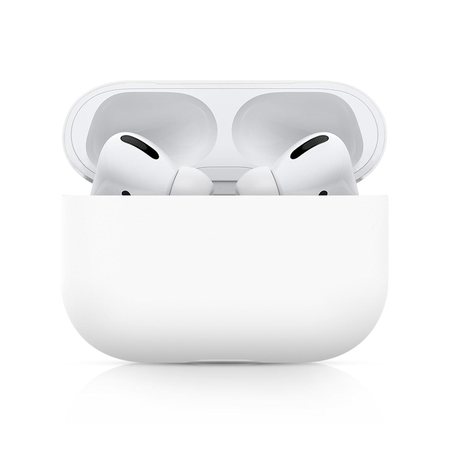 

Силиконовый чехол для Airpods Pro Чехол беспроводной Bluetooth для Apple Air pods pro Чехол Чехол для наушников Чехол белый