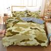 Bedding Home Textiles 3D Digital Printing Three-Piece Military Camouflage Quilt Cover Pillowcase