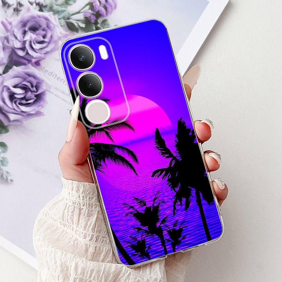 Silicone Case For Vivo Y19s V2419 Cover Lovely Cat Butterfly Cartoon Soft Back Protective Shell For Vivo Y19s 4G Y 19s TPU Coque