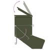 Rabbit Feeder Olive Green 12.5 X 26 X 28.5 Cm
