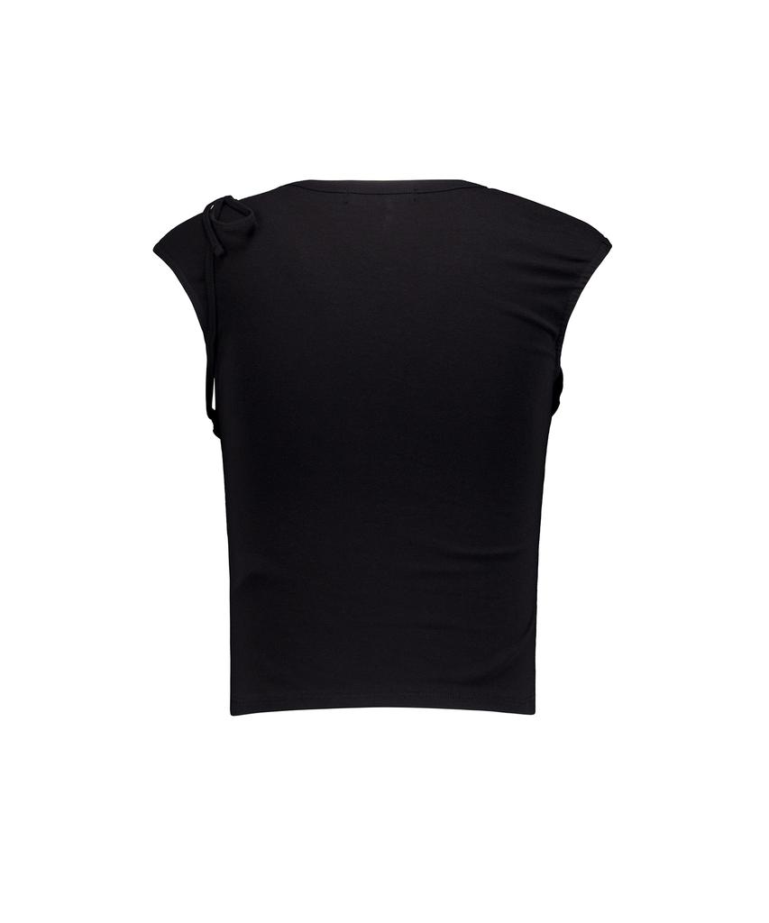 ROCKCAKE Side String Sleeveless - Black