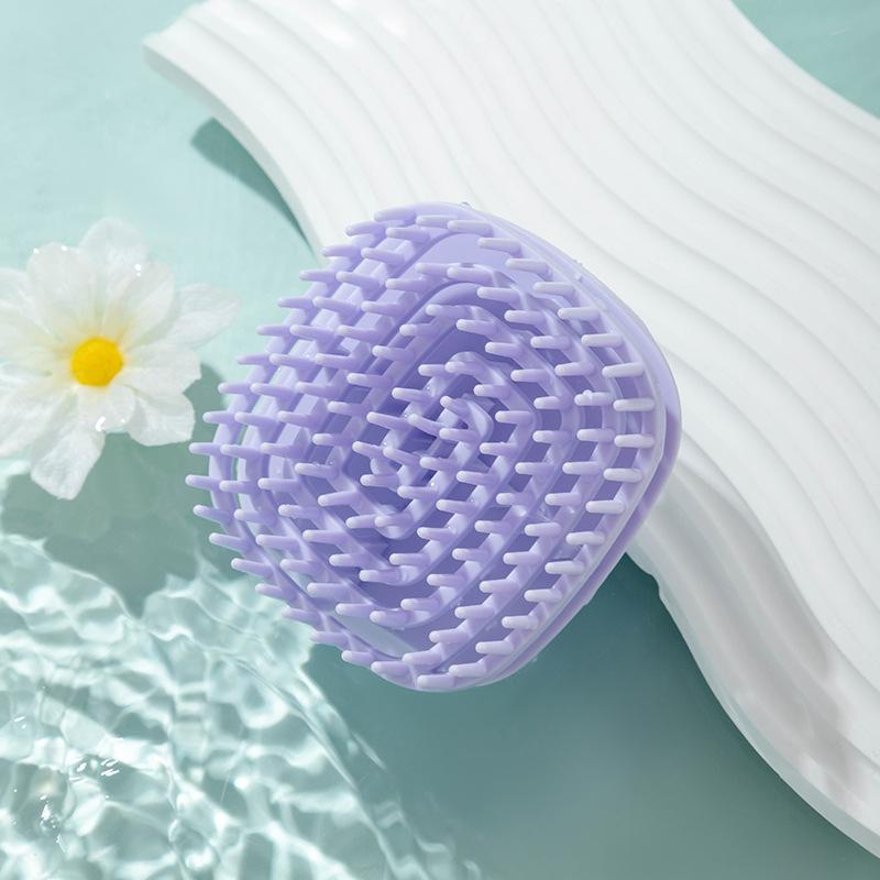 

Многофункциональная массажная расческа для кожи головы, прочная, с удобной ручкой, портативная массажная щетка, силиконовая расческа для чесания волос, душ