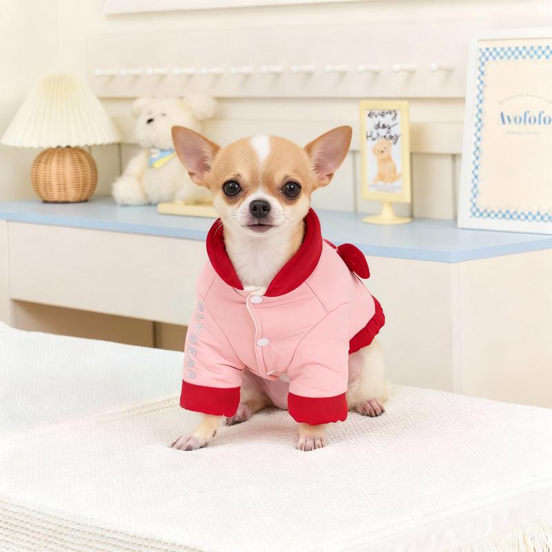 Dog Winter Coat Pet Fleece Jacket Cute Bear Dog Outfit, Warm Winter Clothes for Small Medium Like Chihuahua, Pomeranian