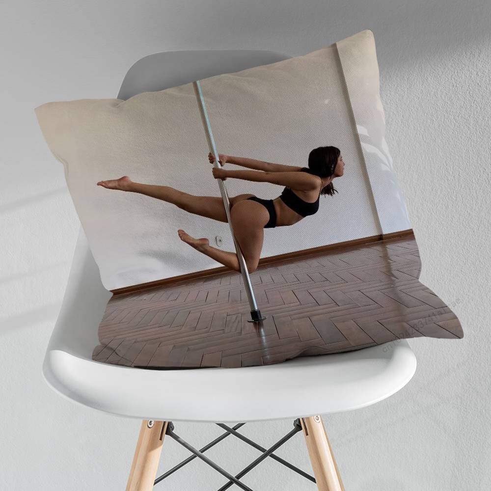 Dance Art Pole Dancer Pillow Case For 30x30cm45x45cm55x55cm For Home Bedroom Decoration And Protector