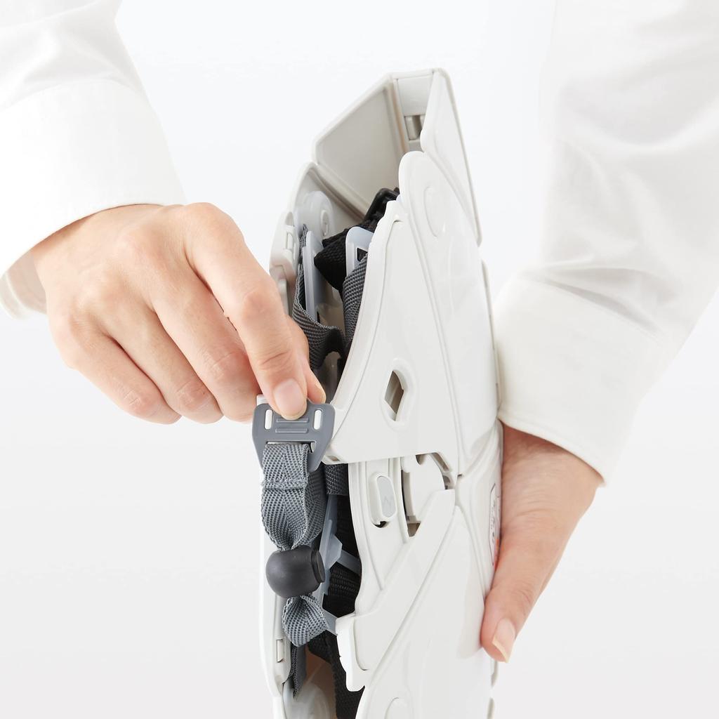 MUJI Folding Wide X Deep X 15cm High Helmet, White, MJ-FH2, 44913314, 28.5cm 20.8cm