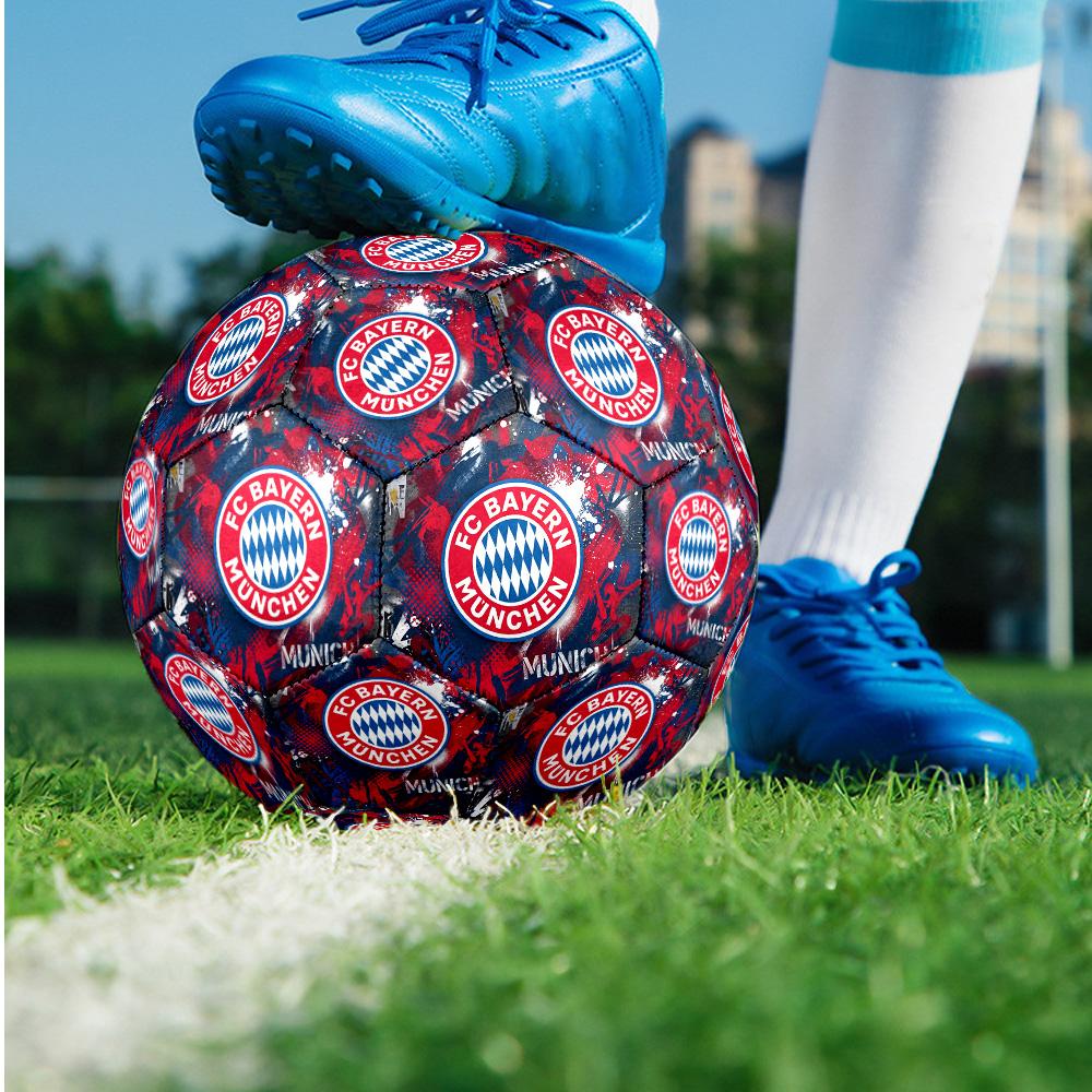 Pallone da Calcio Bayern Monaco Taglia 5 Standard Durevole per Allenamento Partita Sport all'Aperto per Adulti