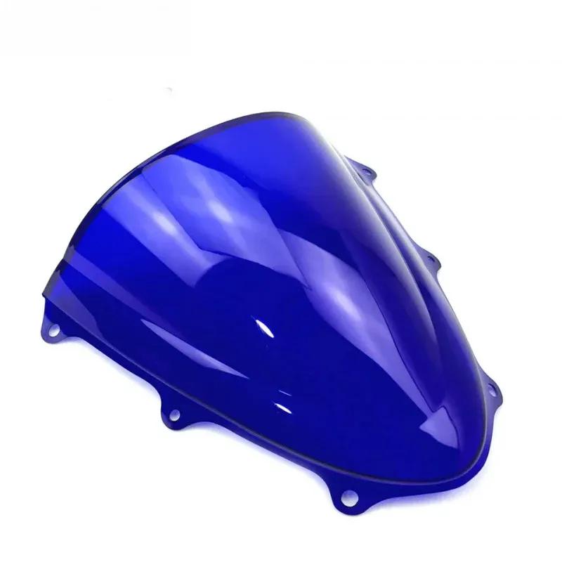 For Suzuki GSXR600 GSXR750 K11 2011 - 2018 PC Windshield Windscreen Double Bubble GSX R 600 750 2012 2013 2014 2015 2016 2017