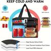 Oxford-Stoff Isolierte Tasche Mehrzweck-Isolierte Tasche Mehrzweck-Brotdosen-Tasche Praktische Snacktasche Lebensmitteltasche Tragbare Isolierte Tasche Lebensmittel