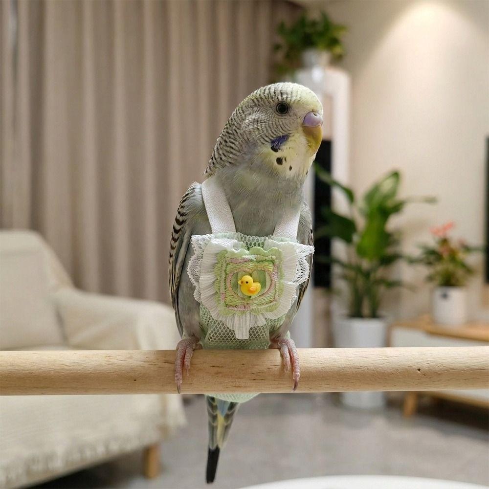 Adjustable Pet Parrot Diaper Snap-Closure Bird Vest Safety Parrot Nappy  for Cockatiel Pigeons