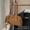 Niche retro underarm bag women's 2025 new autumn shoulder bag large capacity commuter Boston pillow bag