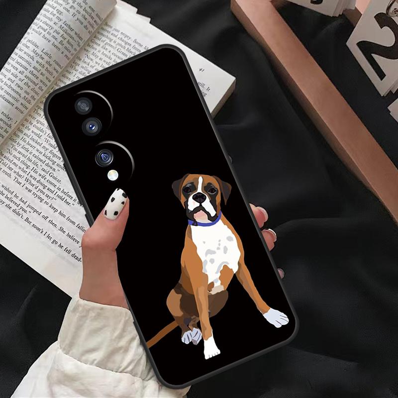 Boxer Dog For Honor Magic 8 6 7 Pro Case For Honor X9d X9c X9b X9a X8c X8b 200 400 50 70 90 Lite Win RT
