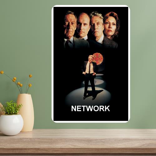 

Network Classic Movie Metal Poster Sign 20x30cm（7.8x11.8inch）