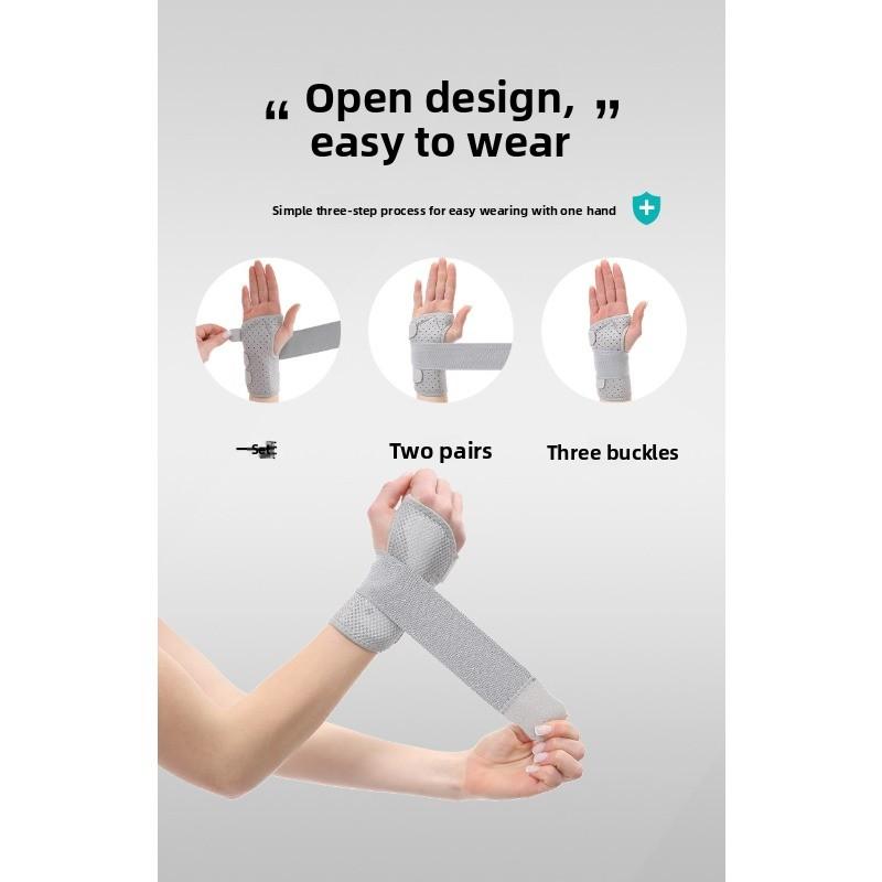 Wrist Support, Fixation and Protection Wrist Guard with Tendon Cover for Sports Use
