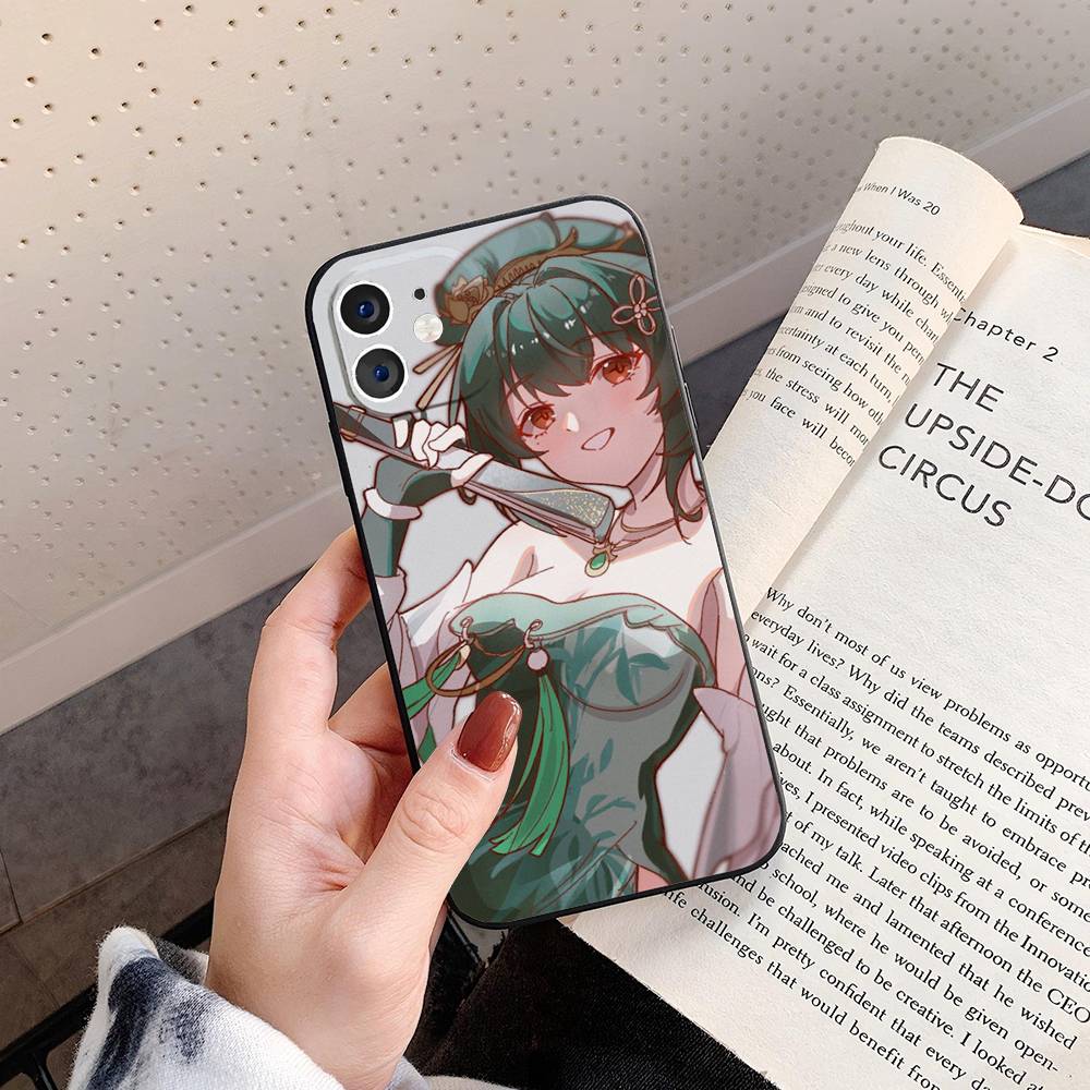 Hanying Zitheriwo Animated Mobile Game P-PGR Phone Case For IPhone 17 Air 16 15 14 13 Pro Max 11 12 Black Silicone Cover