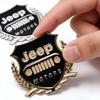 2Pcs Metal Emblem Sticker Car Badge Decoration Decals For Jeep Wrangler Rubicon Renegade Compass Grand Cherokee Patriot Liberty AMU1