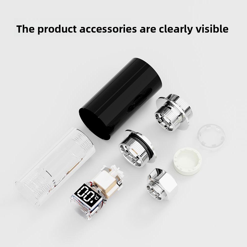 Yieryi LED Sprchový teploměr Není potřeba baterie Senzor teploty vody pro miminka Digitální displej Pro monitorovací nástroj na koupelnovou baterii