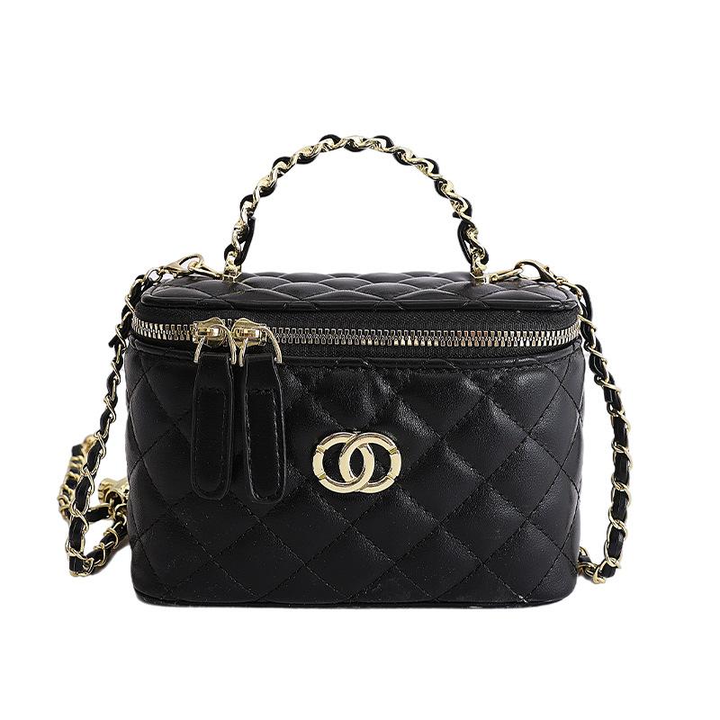 

High-end diamond small fragrant chain box small bag new fashionable versatile single shoulder crossbody small square bag