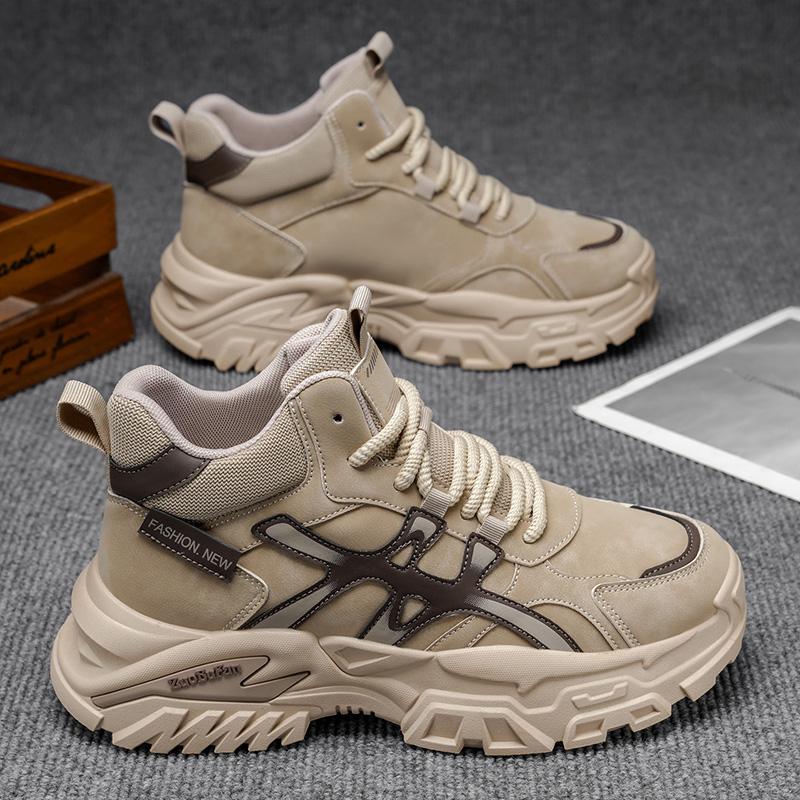 Men's Work Boots Autumn/Winter New Style for Men's Outdoor Climbing, Durable Sports and Casual Work On Construction Sites