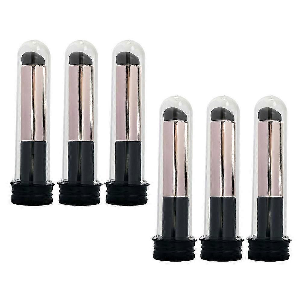 Lip Brush 6Pcs Lipstick Applicators for Makeup Use Silicone Portable Set