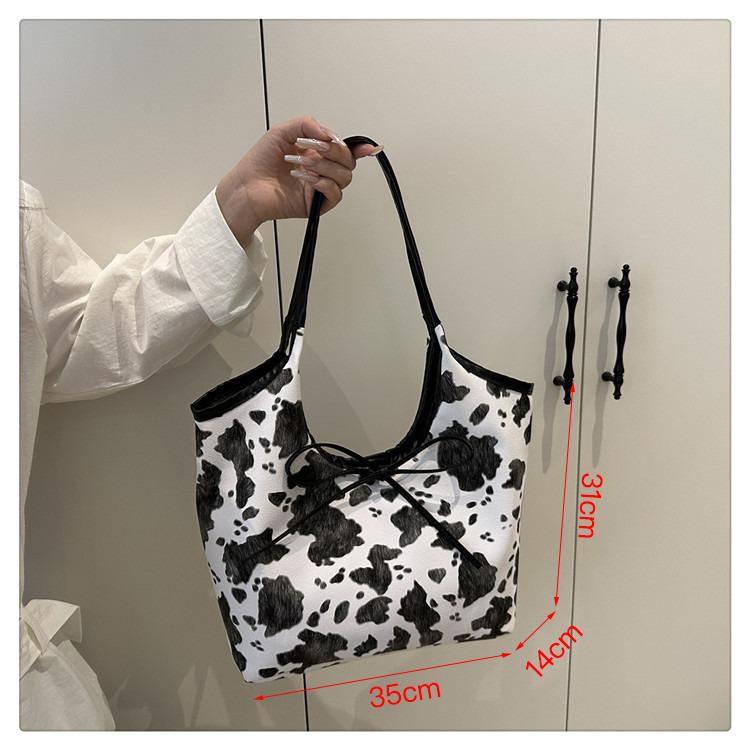 Fashion Large Capacity Tote Bag Women Shoulder Bag PU Leather Handbag Shopper Storage Bag