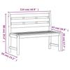 4 Piece Garden Dining Set Solid Teak Wood